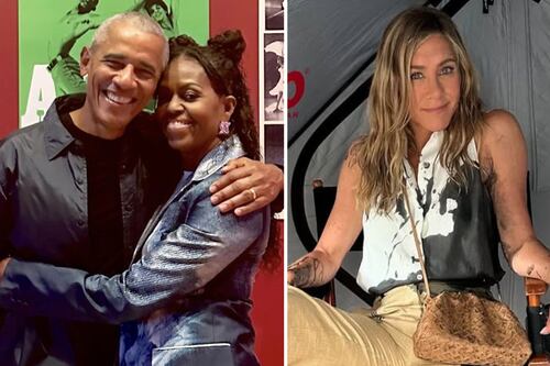 Jennifer Aniston reagiu à declaração de amor de Obama à sua esposa Michelle