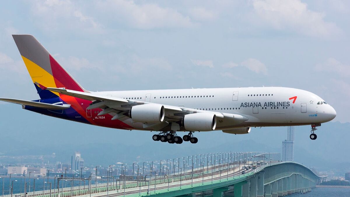 Avião da Asiana Airlines