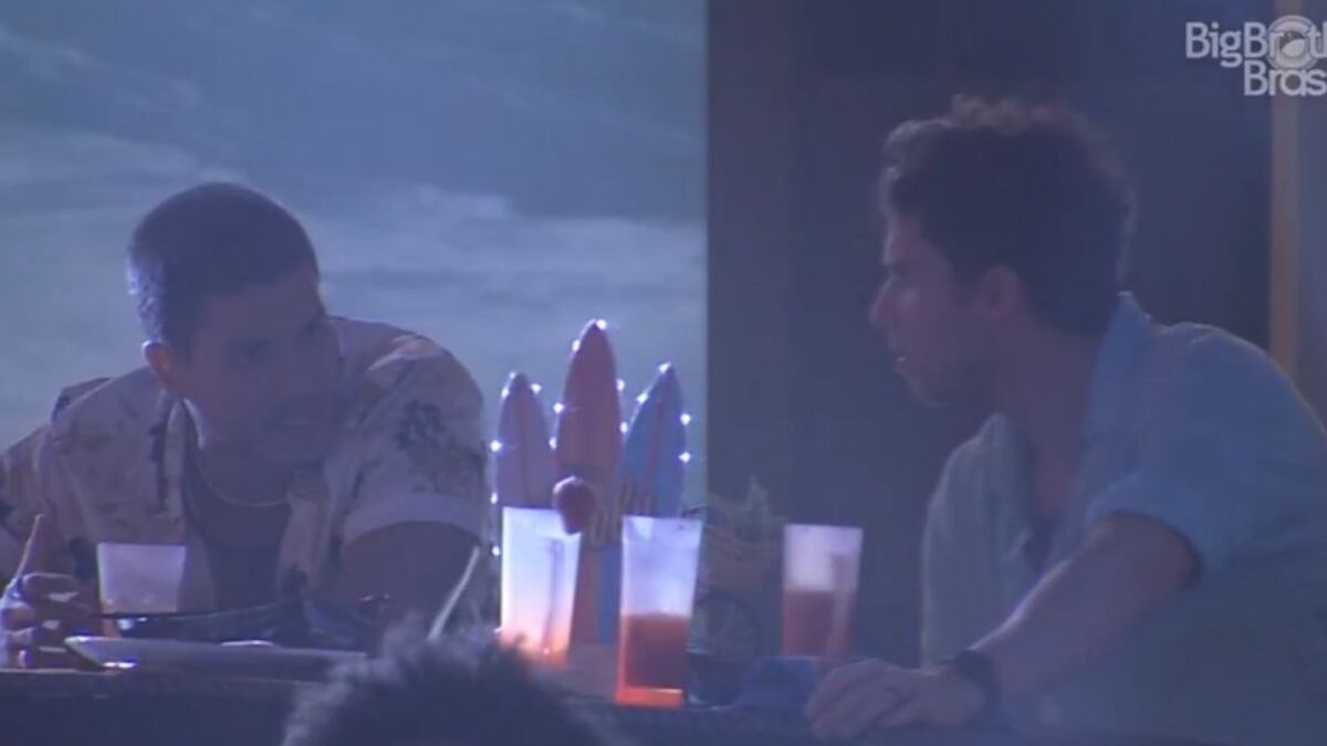 Arthur e Lucas discutem em festa do líder no 'BBB 22'