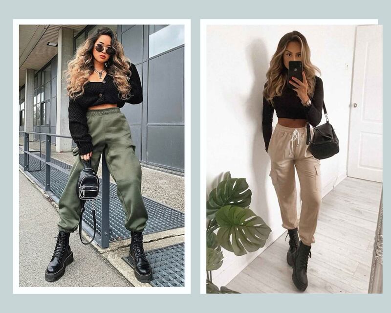 Los joggers con botas serán tendencia este año.