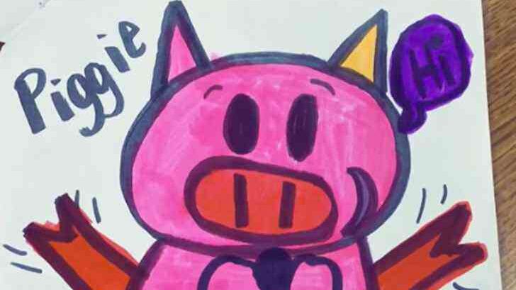 Porquinho foi confiscado devido a sua gravata inadequada