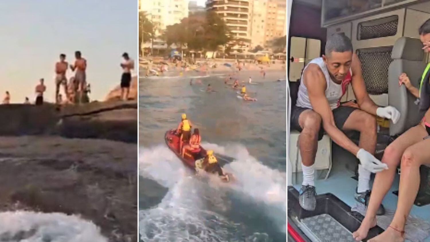 Sete tiveram lesões mais graves e foram levadas pra atendimento médico