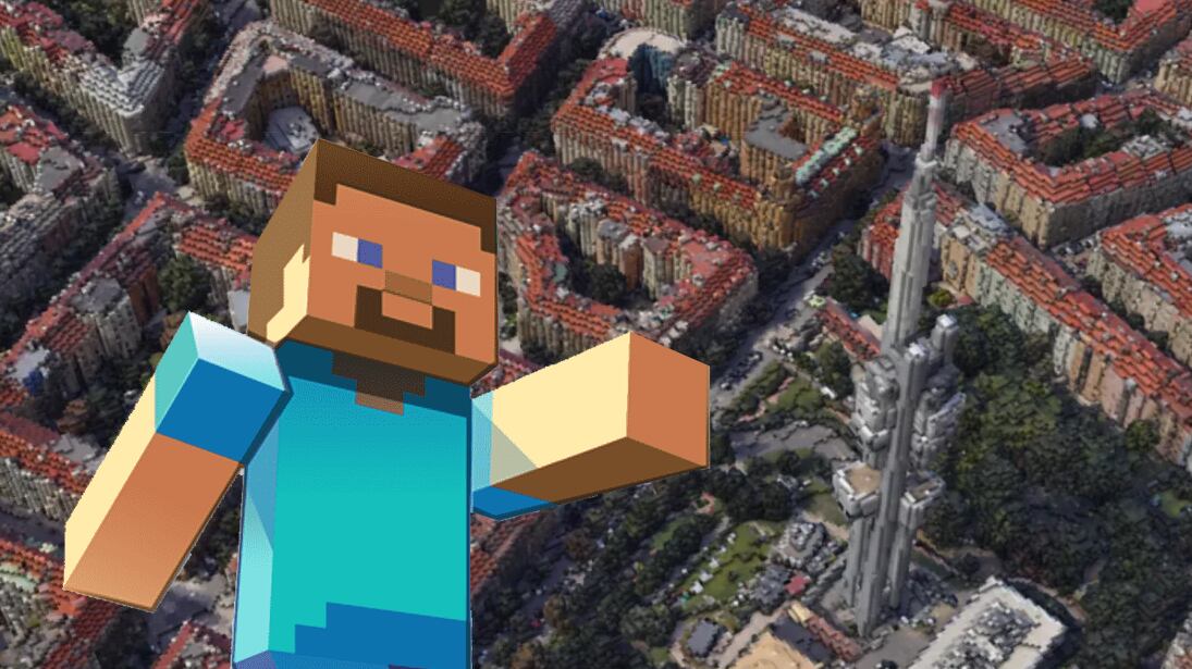 Google Maps en Minecraft. |