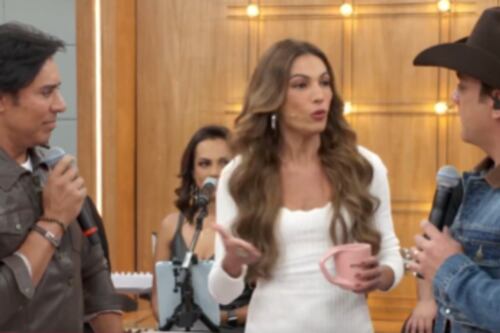 Guilherme e Santiago divertem Patrícia Poeta com história sobre nome da dupla: “Escolhemos na lista telefônica”