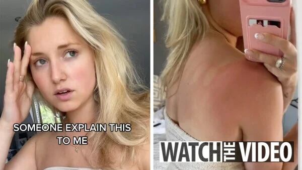 Mulher surta com impressão de mão misteriosa nas costas após o banho