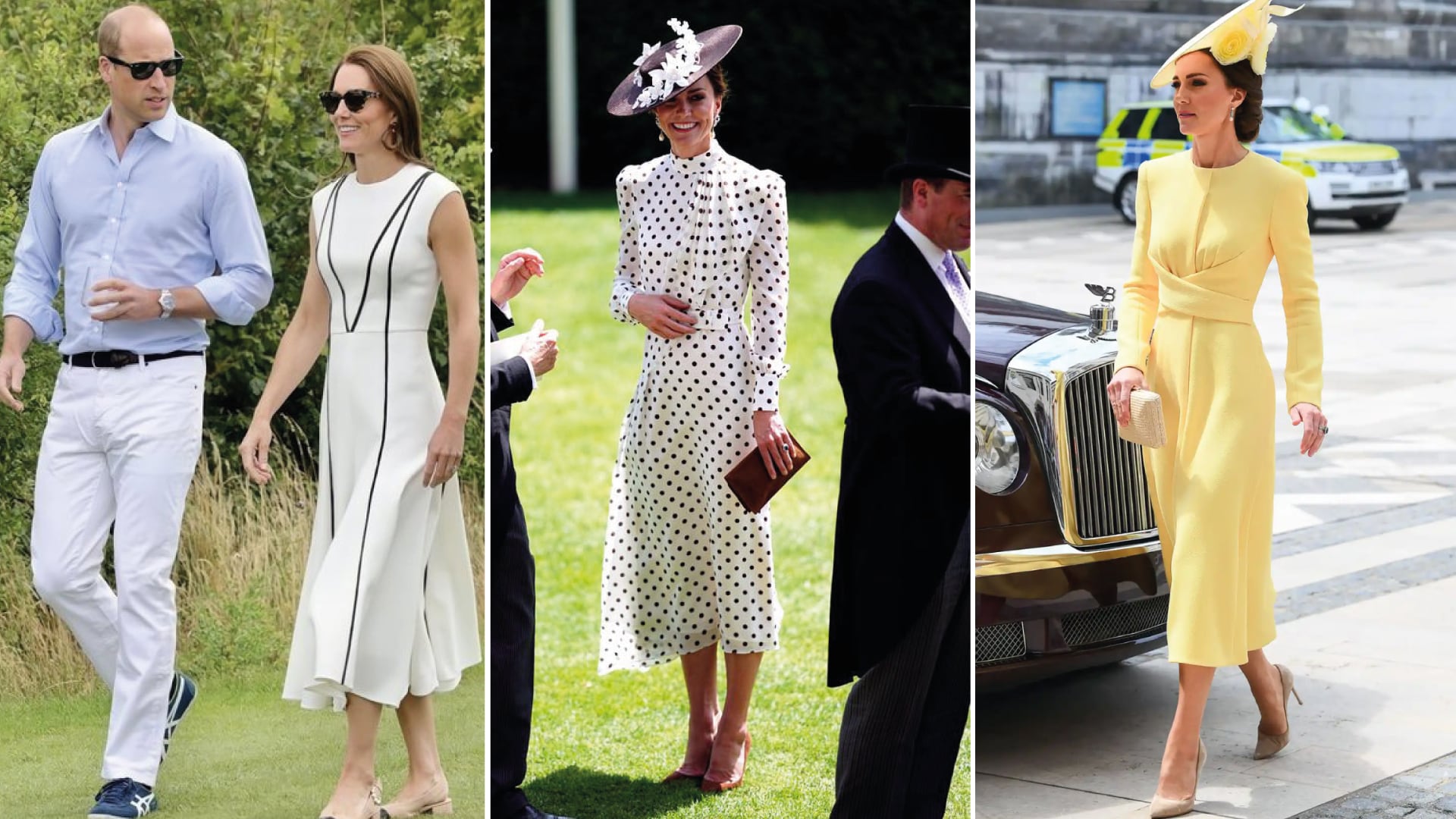 Kate Middleton sabe muito bem usar as tendências sem sair de seu estilo clássico e romântico.