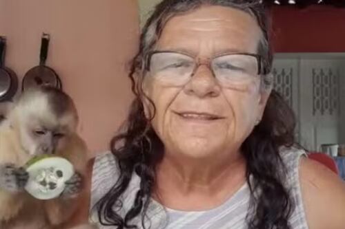Idosa perde macaco para polícia ambiental e internautas reagem nas redes sociais: “Sacanagem tirar dela”