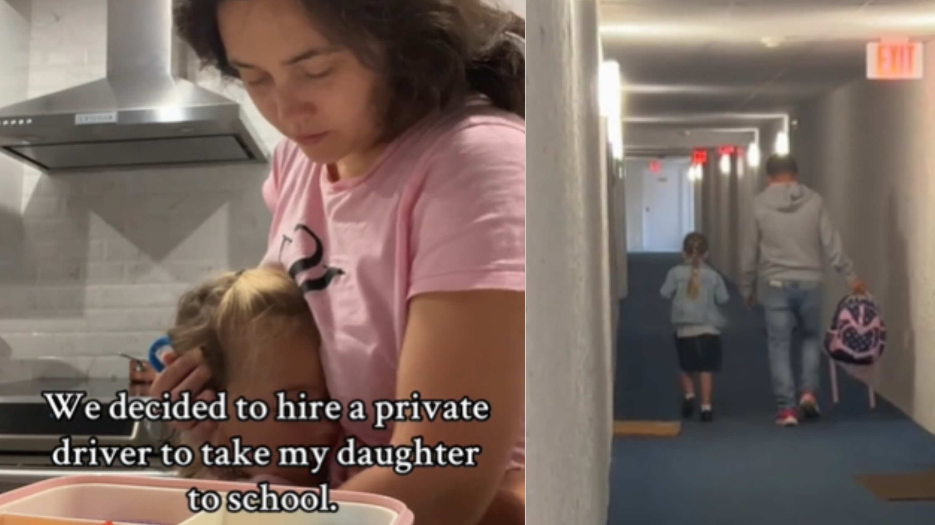 Mulher divide opiniões ao revelar que contratou motorista particular para levar filha de 5 anos à escola