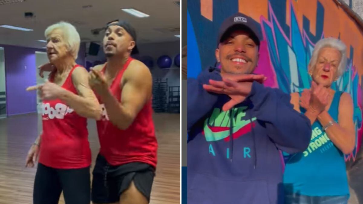 Influencer de 80 anos e seu personal trainer fazem sucesso na web
