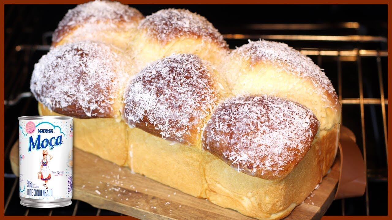 pão caseiro de leite condensado