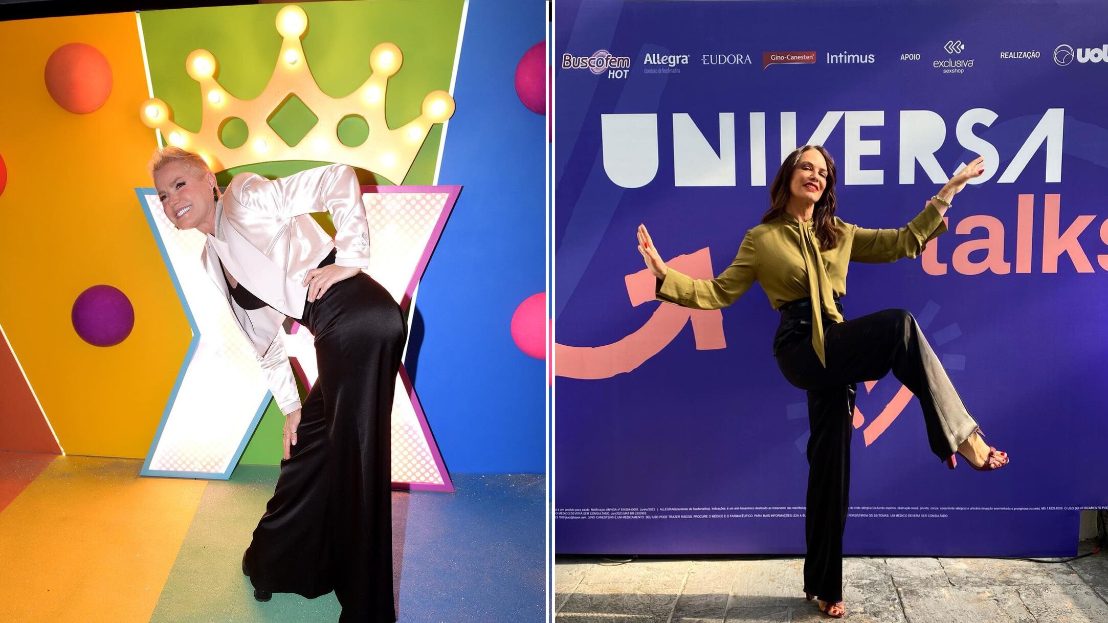 Luiza Brunet e Xuxa estarão juntas em série documental sobre a apresentadora