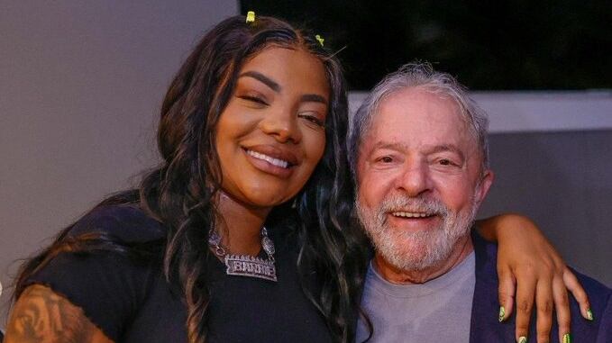 Cantora Ludimilla posta foto ao lado de Lula para celebrar vitória nas eleições de 2022
