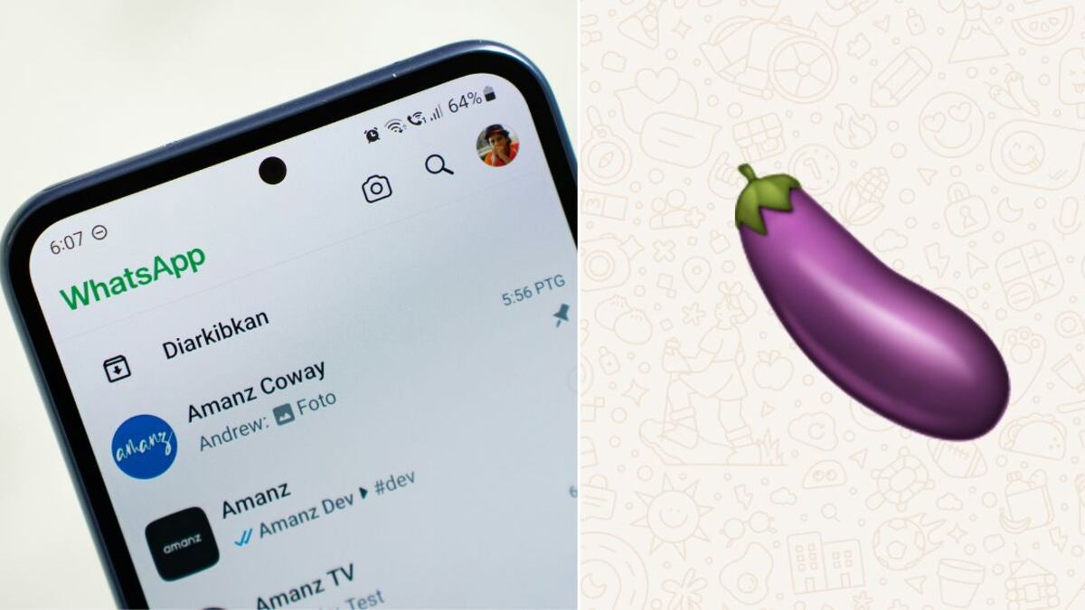 La berenjena es uno de los 'emojis' que más confusión que genera entre usuarios de WhatsApp