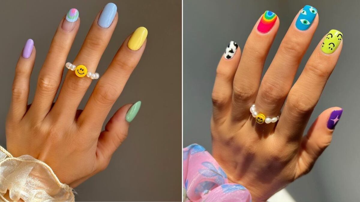 Los diseños en uñas cortas son los preferidos durante este 2024
