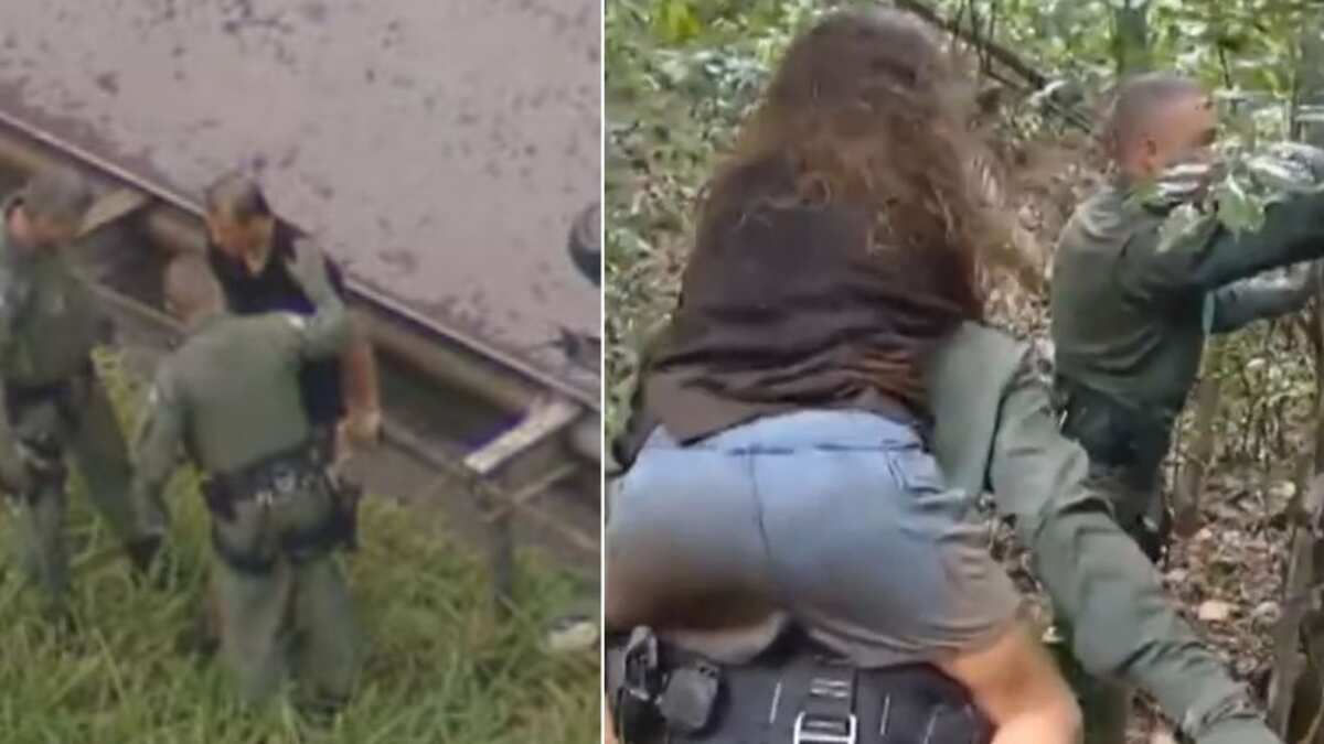 Pais da criança não resistiram.