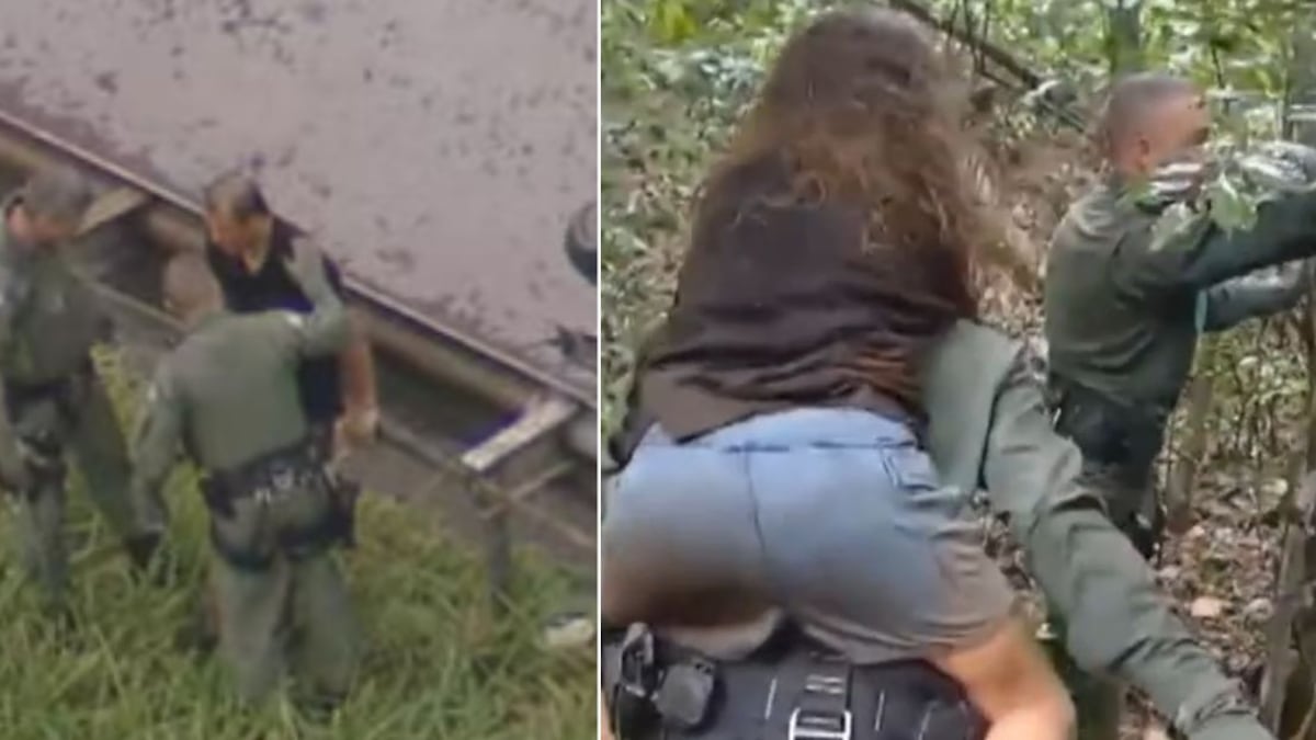 Pais da criança não resistiram.