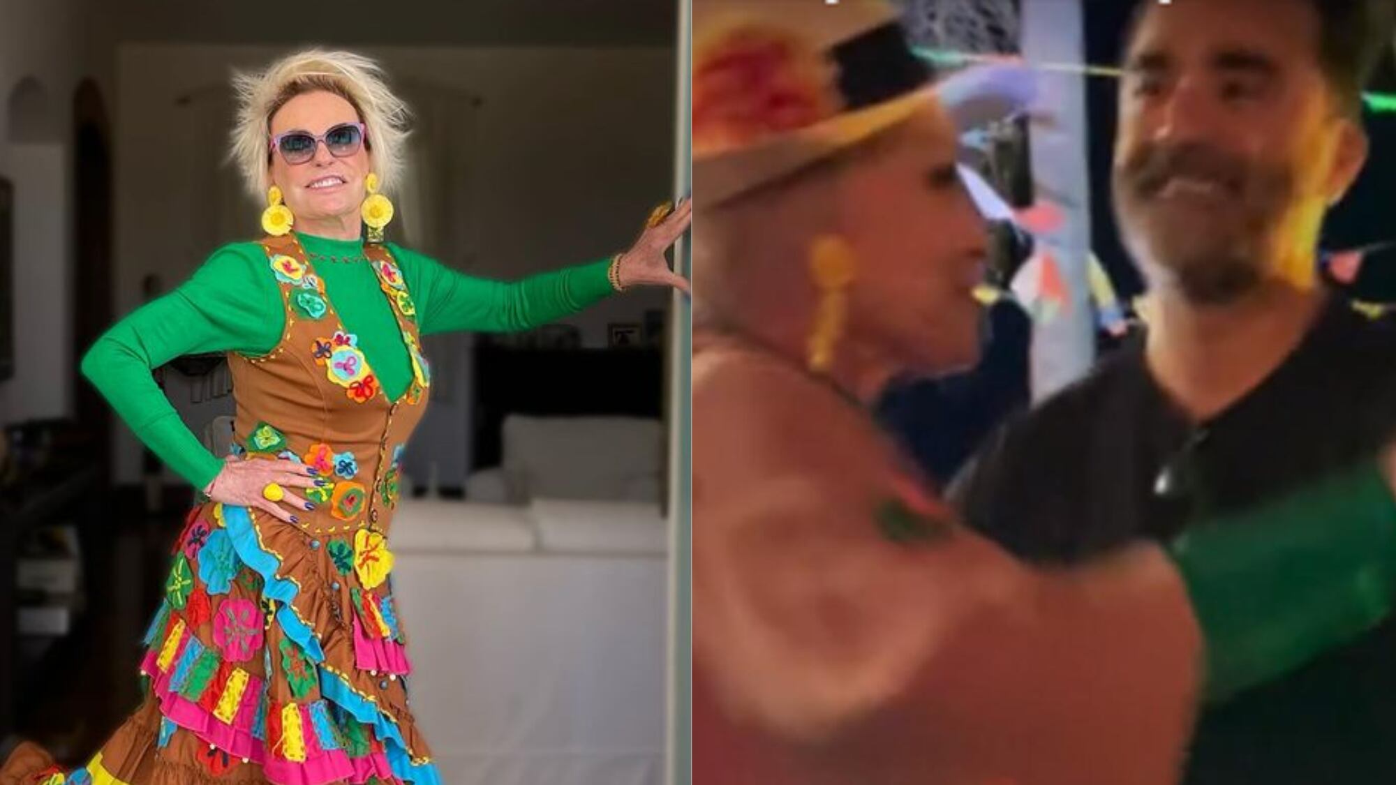 Ana Maria Braga se declara para Fábio Arruda: "meu companheiro"