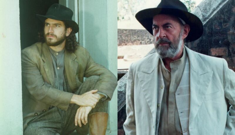 Caco Ciocler e Raul Cortez vivem o mesmo personagem em "O Rei do Gado"