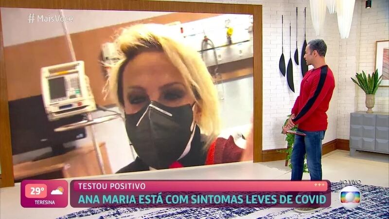 Pela terceira vez, Ana Maria Braga testa positivo para covid-19