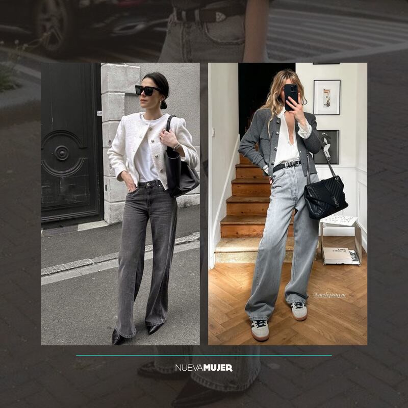 ¿Cómo usar jeans grises de forma elegante?