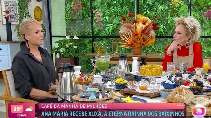 Xuxa foi a convidada especial de Ana Maria Braga nesta segunda-feira