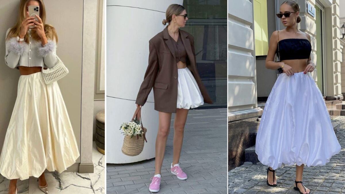 Las faldas favoritas de Lady Di están de vuelta y así las puedes usar de una forma elegante.