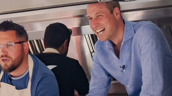 Príncipe William faz piada sobre calvície em evento com a Sorted Food
Foto: @earthshotprize