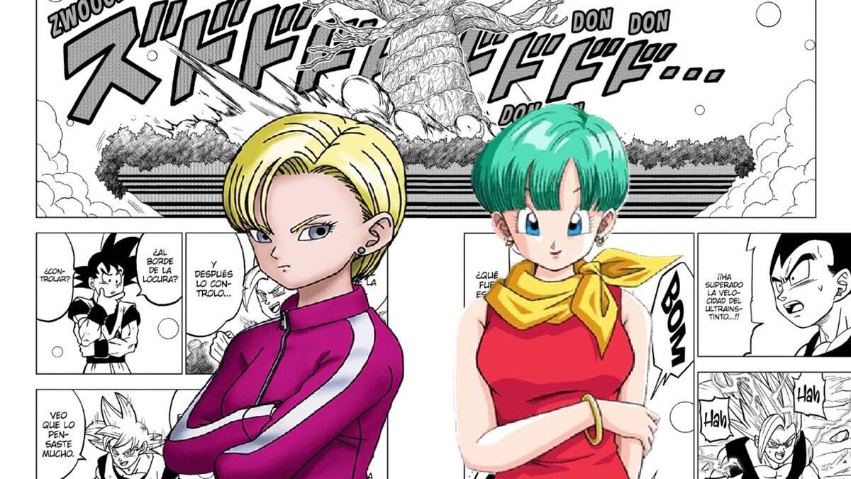 Fusión entre androide Número 18 y Bulma