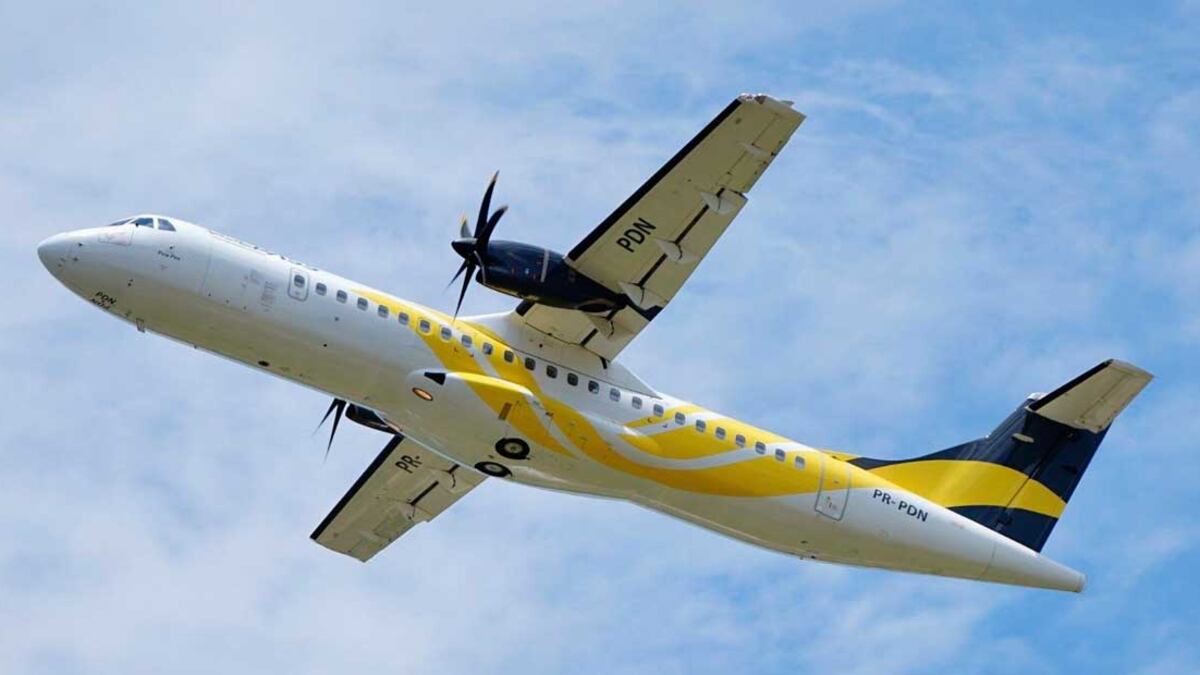 Modelo semelhante ao avião que caiu