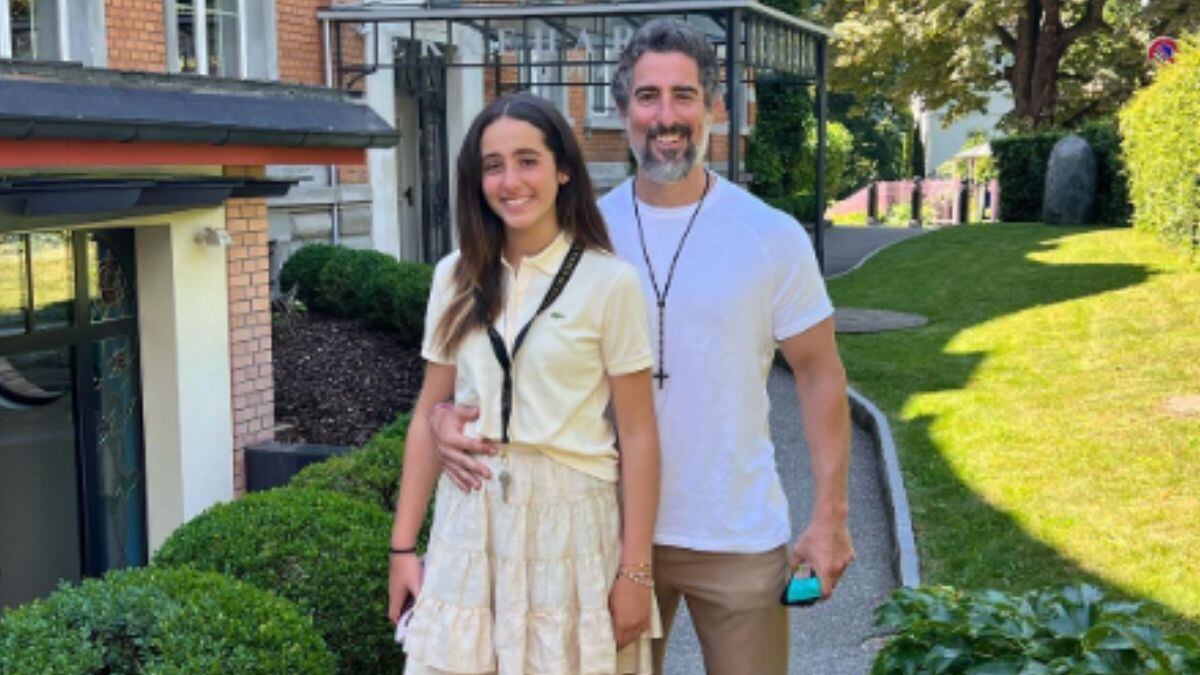 Filha de Marcos Mion ganha intercâmbio na Suíça