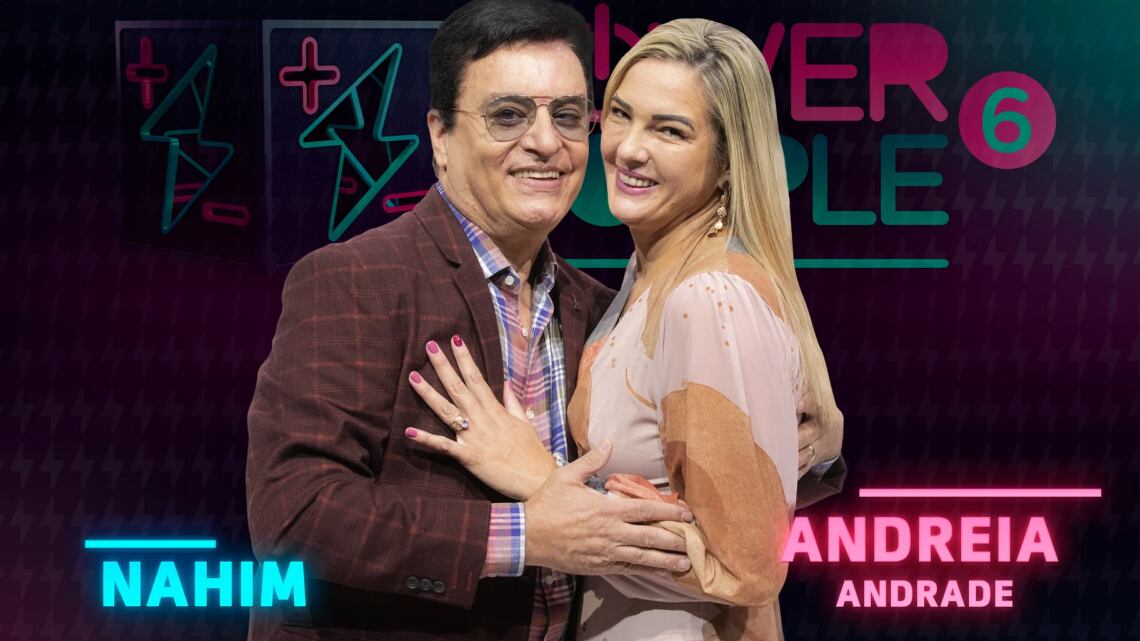 Nahim e Andreia Andrade participaram do 'Power Couple', da Record