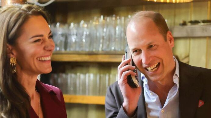 Kate Middleton e seu marido, príncipe William
Foto: @princeandprincessofwales