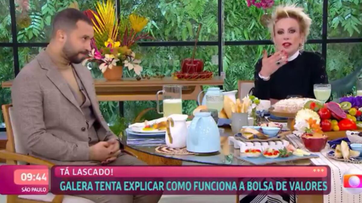 Ana Maria Braga explica como funciona B3 aos telespectadores