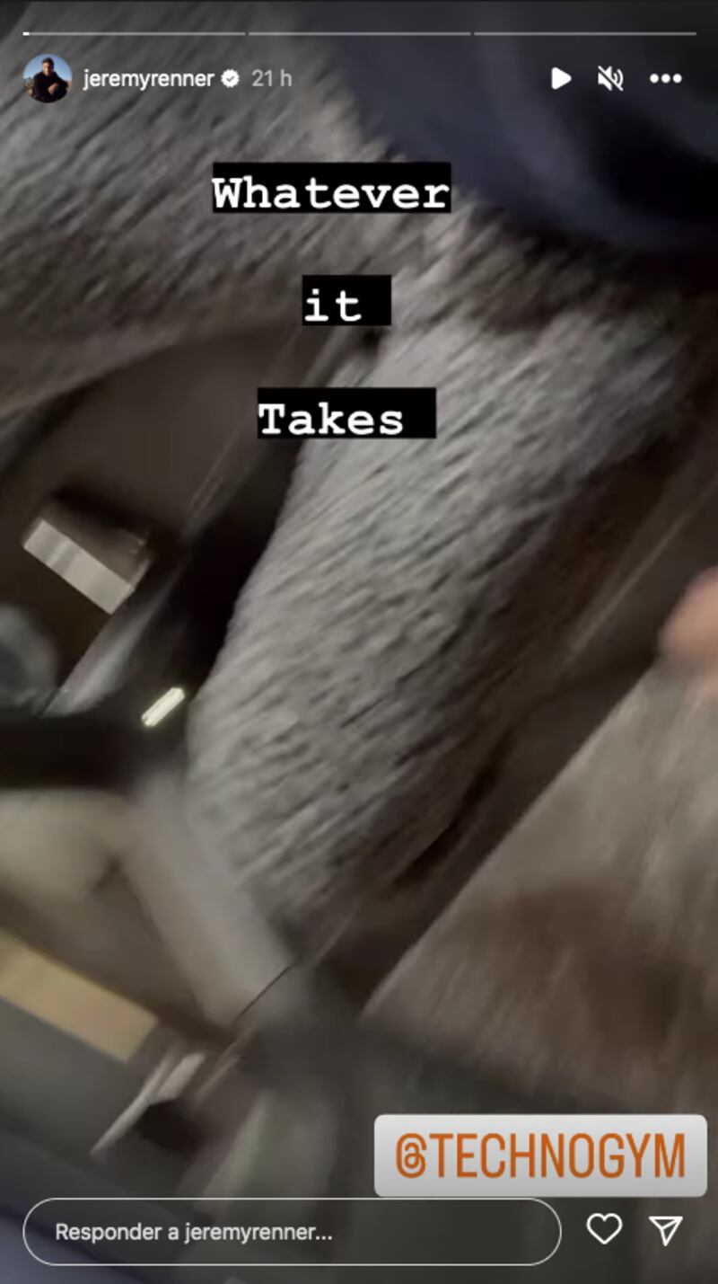 Story de Jeremy Renner