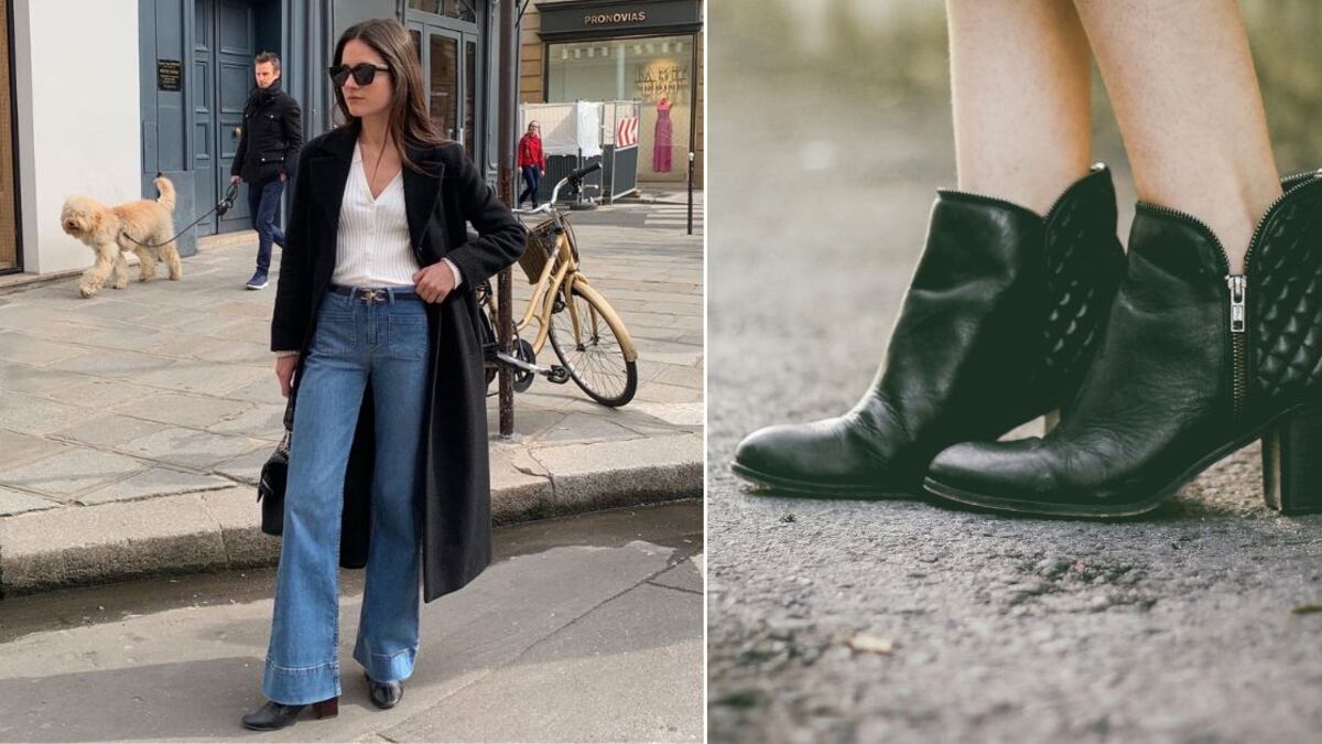 Los pantalones acampanados están muy de moda este 2024