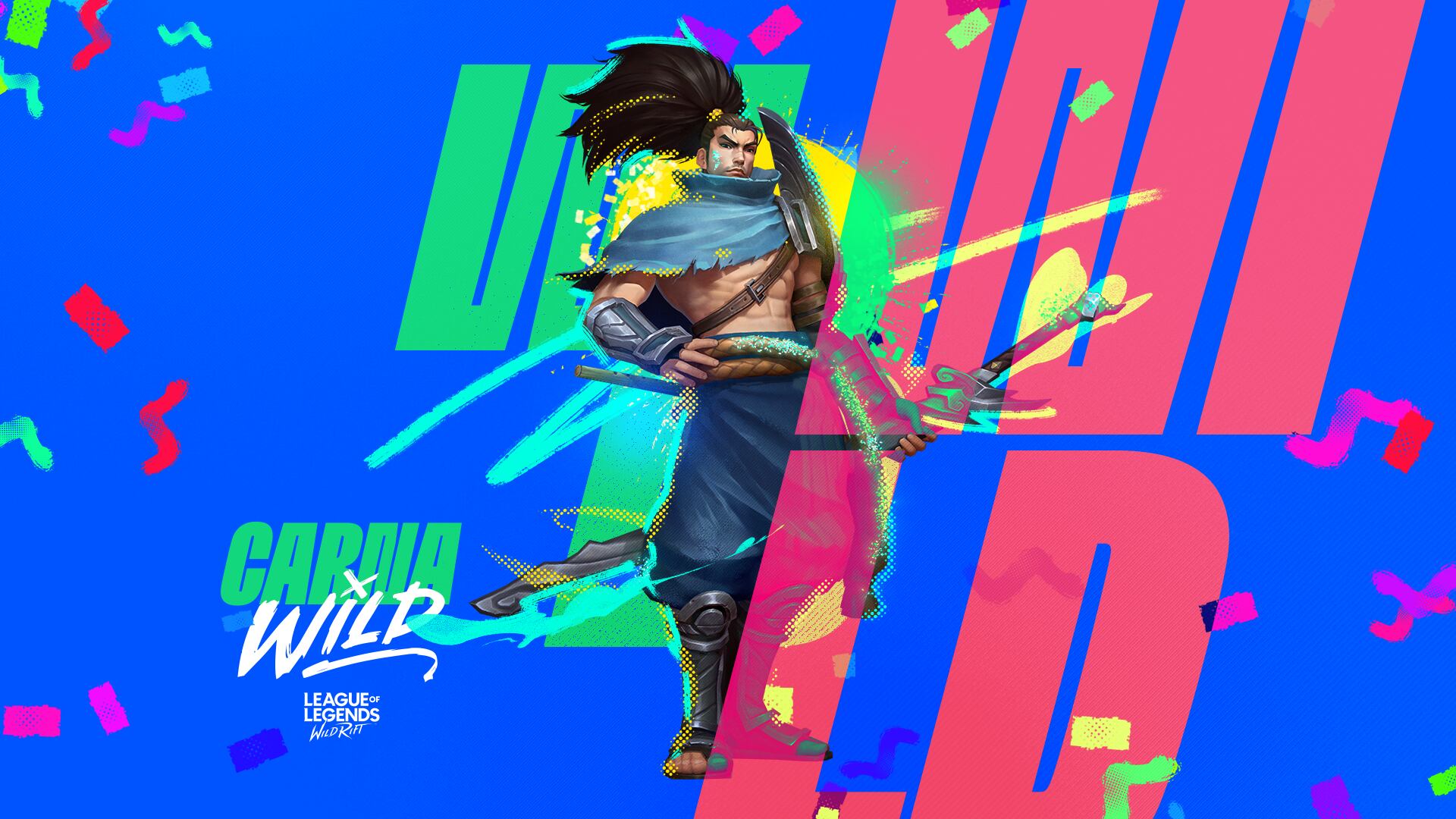 Yasuo, personagem de League of Legends: Wild Rift, entra no clima do Carnaval.