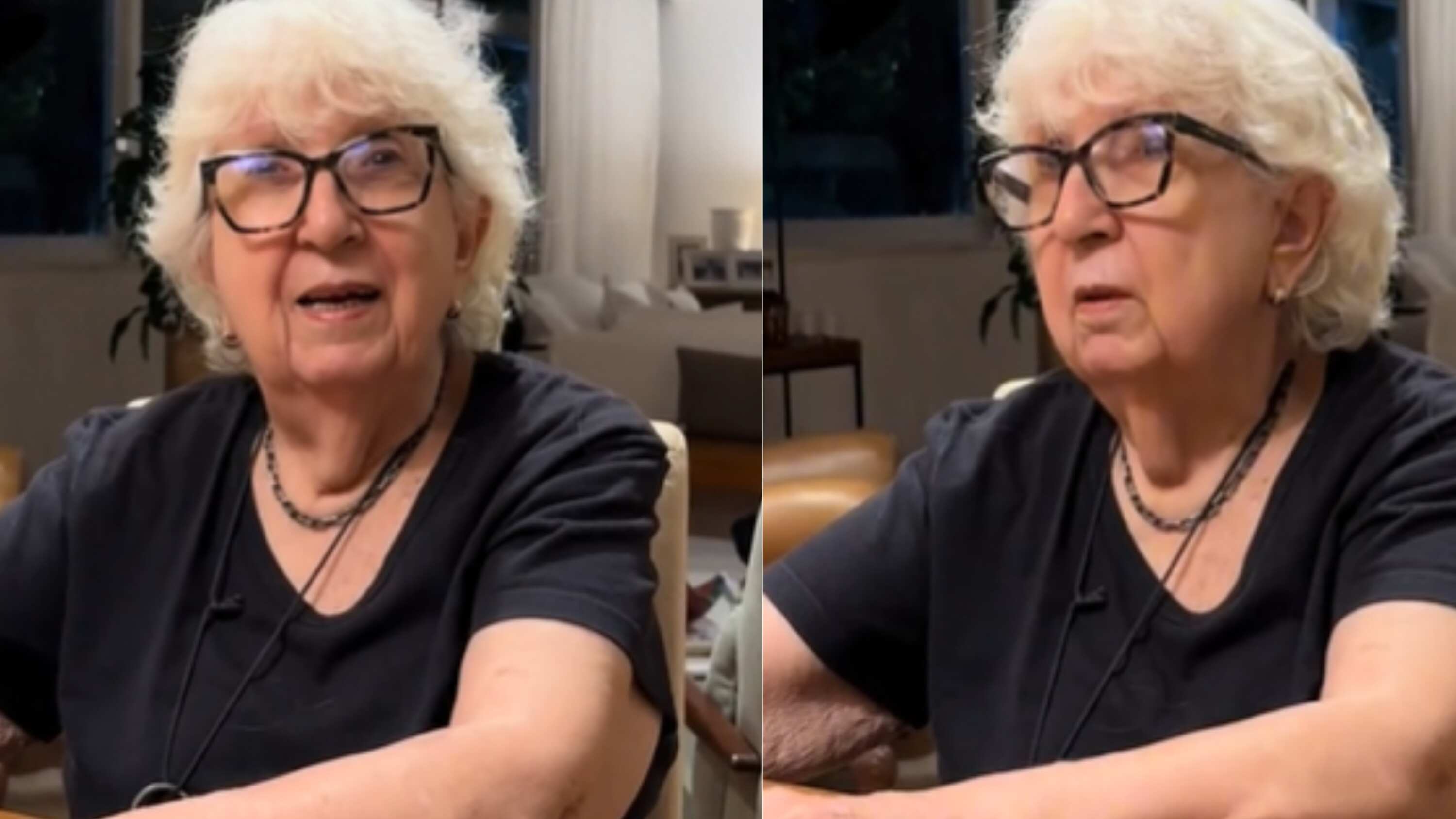 Idosa viraliza e divide opiniões ao falar sobre a romantização da maternidade