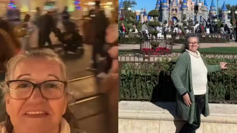 Aos 58 anos, doméstica visita a Disney graças à generosidade dos patrões
