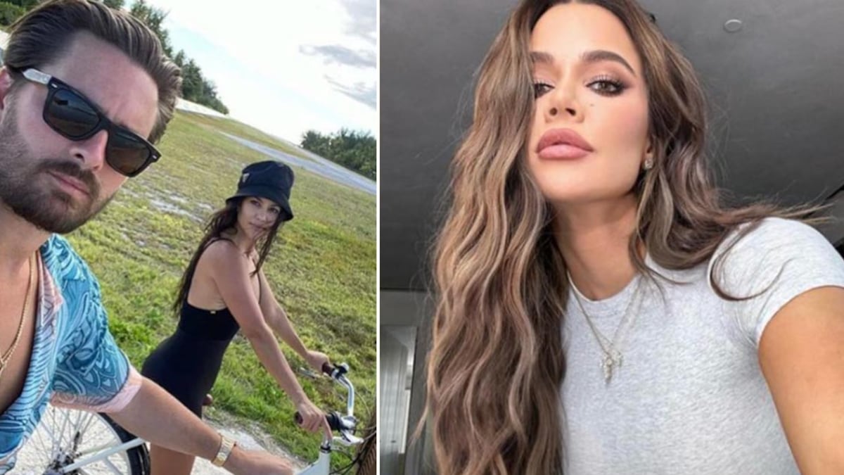 Khloé Kardashian y Scott Disick ex Kourtney