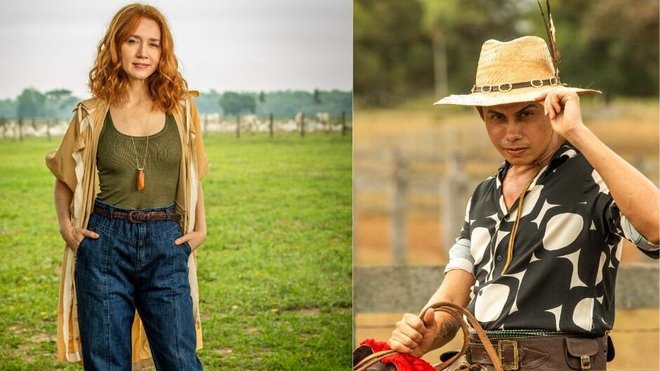 Irma (Camila Morgado) engravida e Zaquieu (Silvero Pereira) volta ao Pantanal