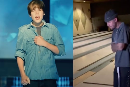 Justin Bieber retorna ao local onde gravou o videoclipe de seu sucesso “Baby”, 15 anos após o lançamento