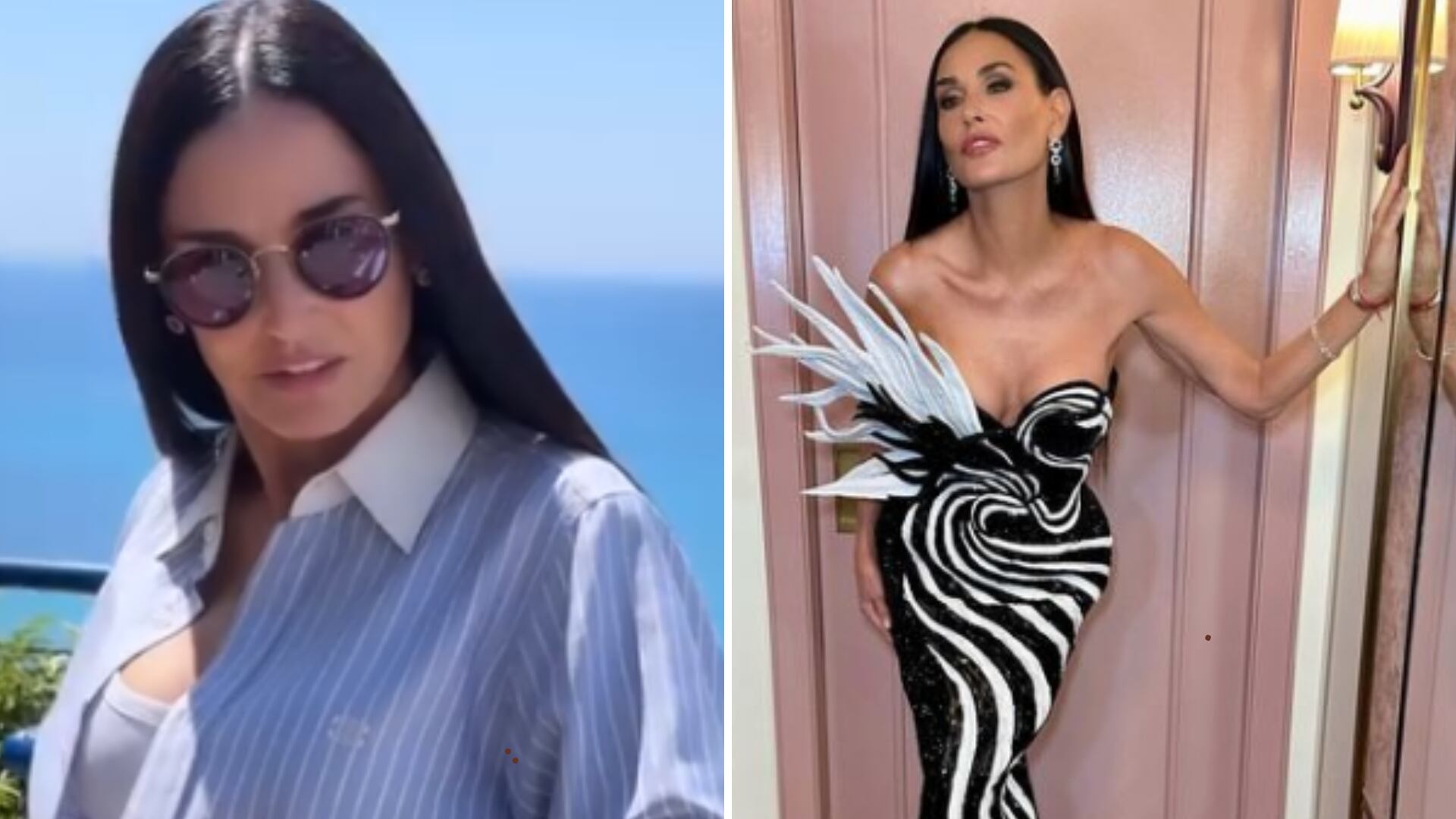 Demi Moore confesó que hizo una humillante rutina de ejercicios para recuperar su figura tras parir.