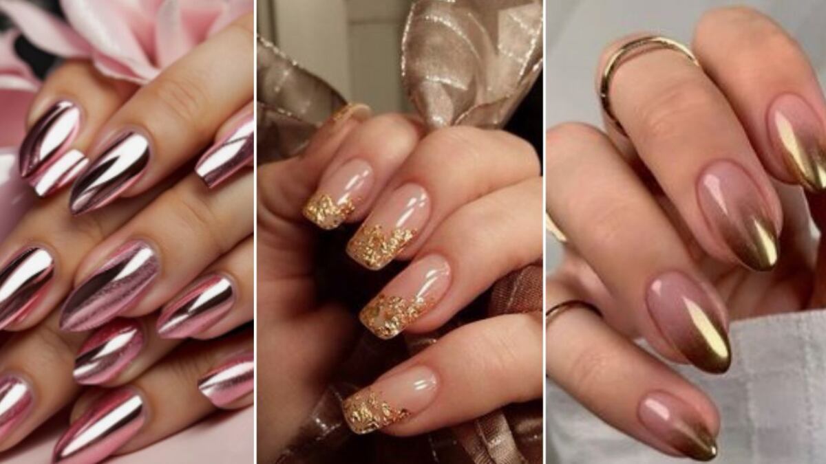 ¡Adiós acabado mate! Las 'chrome nails' son lo de hoy y así podrás llevarlas con elegancia