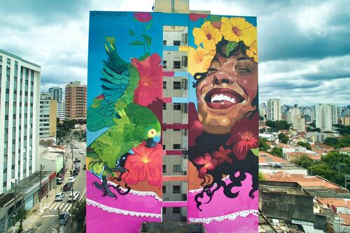 São Paulo ganha megamurais que celebram brasilidade e cultura negra