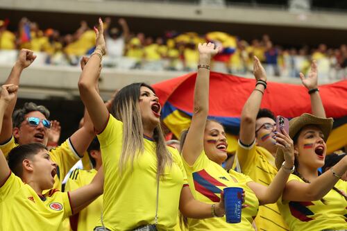 Copa América: torcedora a procura de um namorado durante o jogo da Colômbia