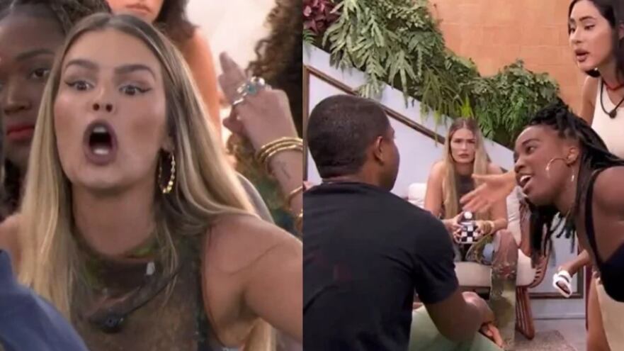Briga entre Davi, Yasmin e Leidy agitou BBB na madrugada desta terça-feira (5)