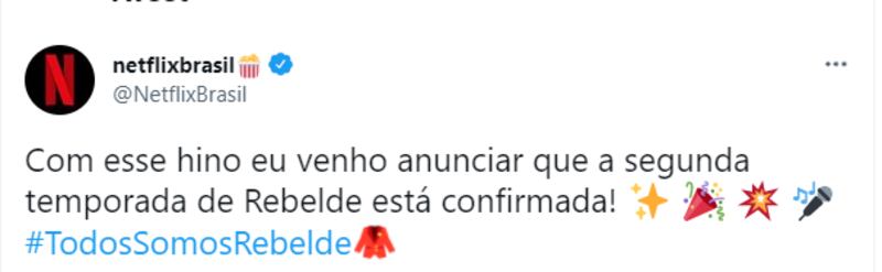 Confirmam 2ª temporada de ‘Rebelde’ Netflix e este é o ator que pode não participar