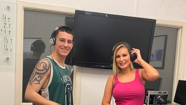 Andressa Urach e seu filho Arthur