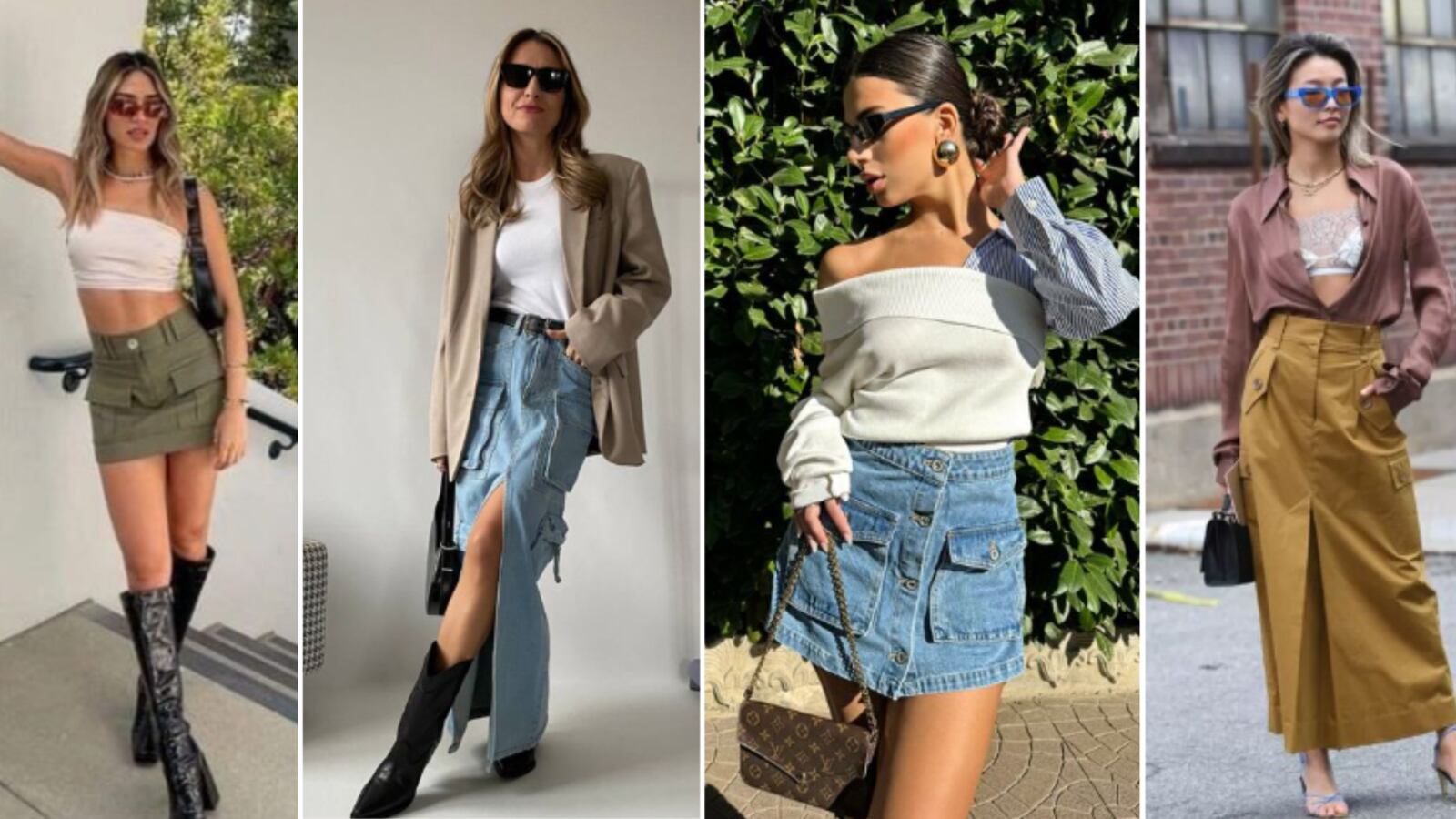 Cómo llevar las faldas cargo