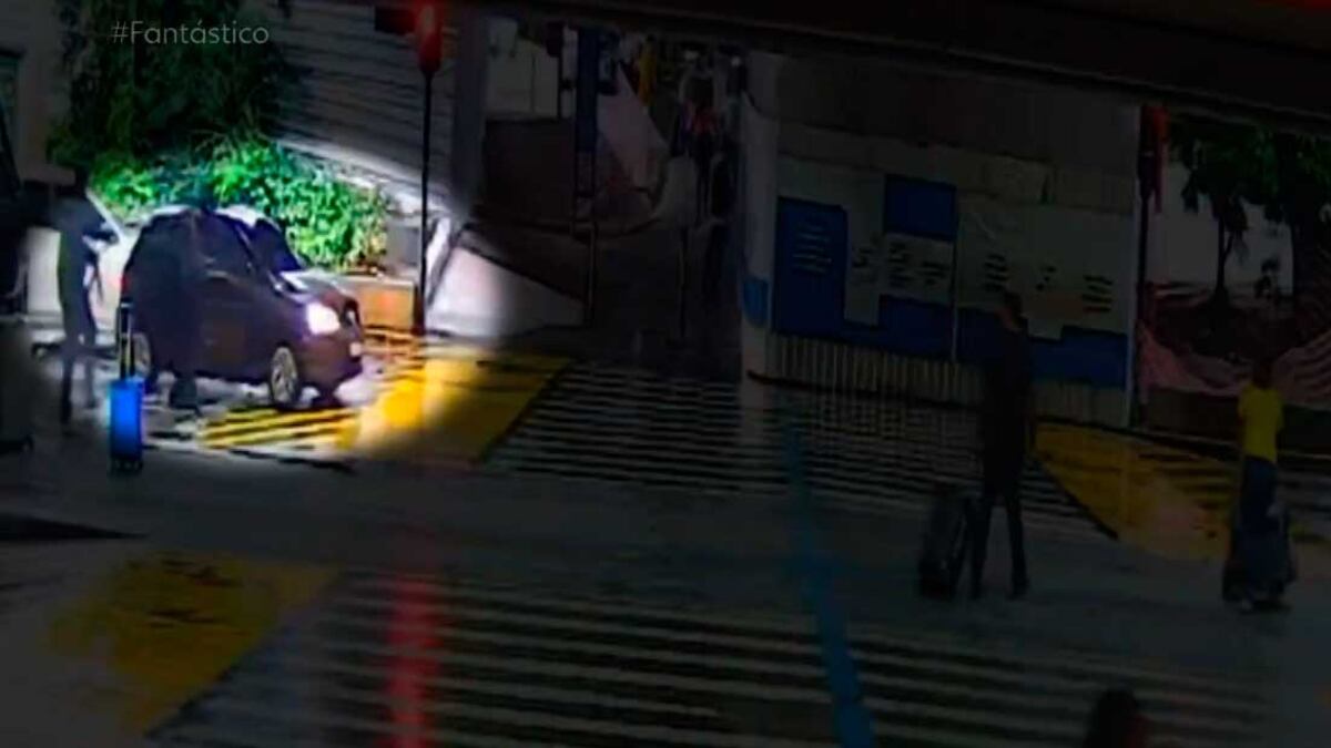 Carro usado pelos assassinos foi flagrado pelas câmeras de segurança